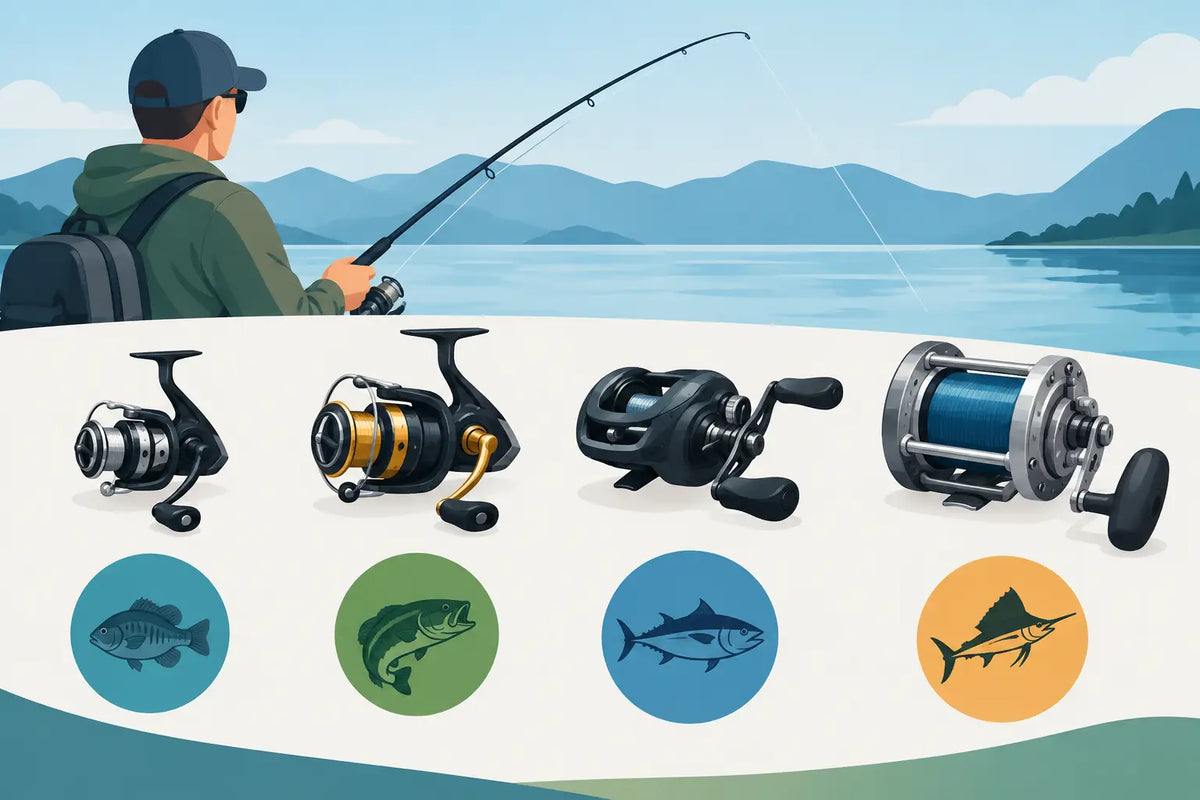 Tamaño de carrete recomendado para cada pesca