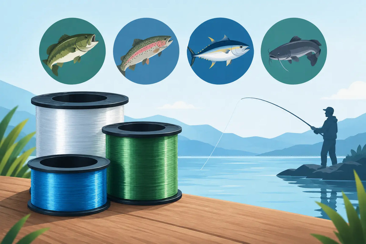 Cómo elegir línea nylon para pesca según captura