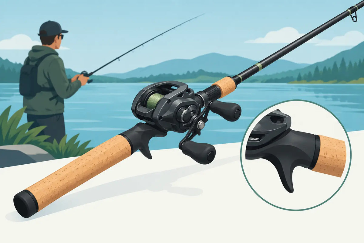 Cómo elegir una caña baitcasting con gatillo