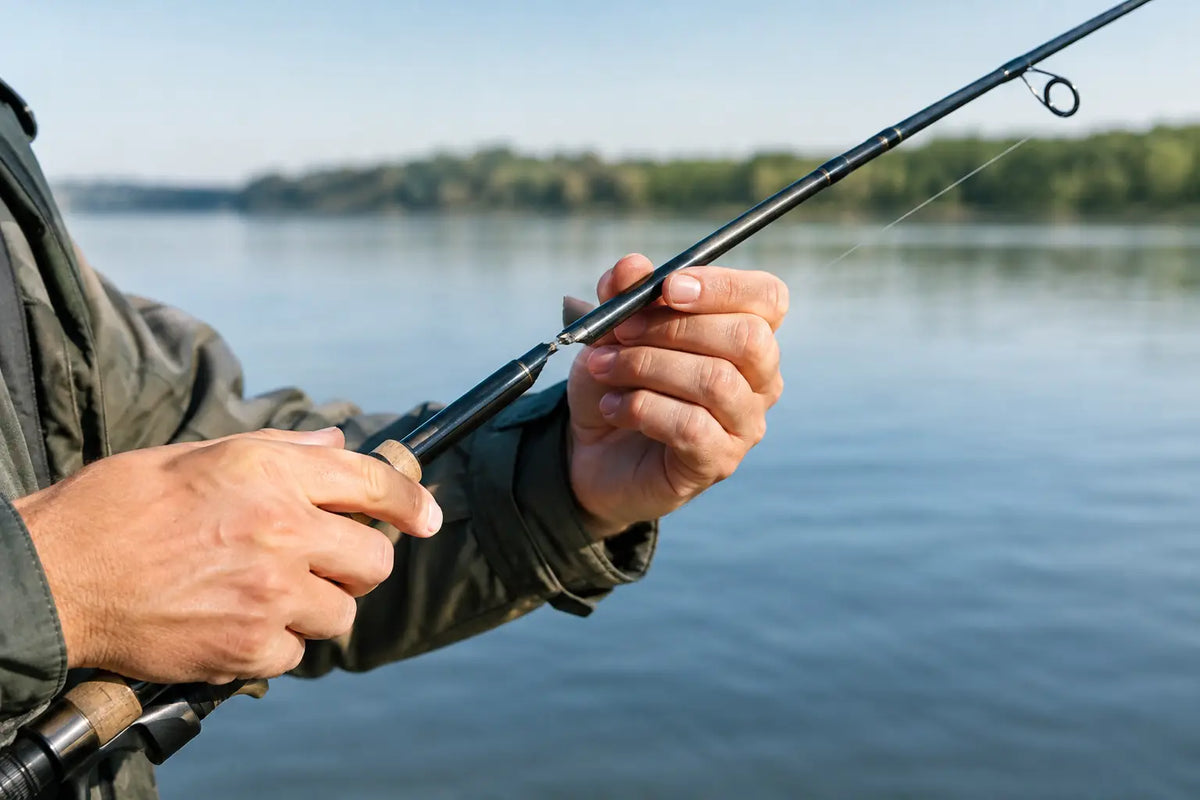 Cómo reparar caña rota sin perder acción de pesca