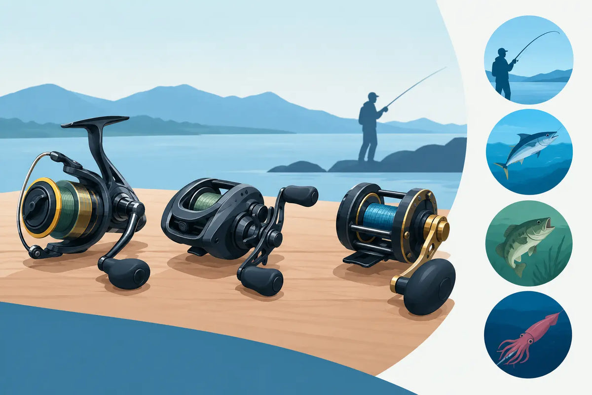 Carretes de pesca según tu técnica y captura