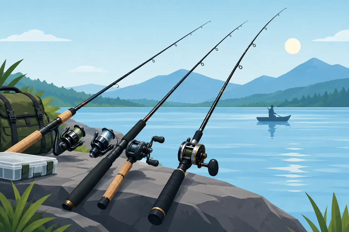 Cañas de pesca para cada jornada de captura
