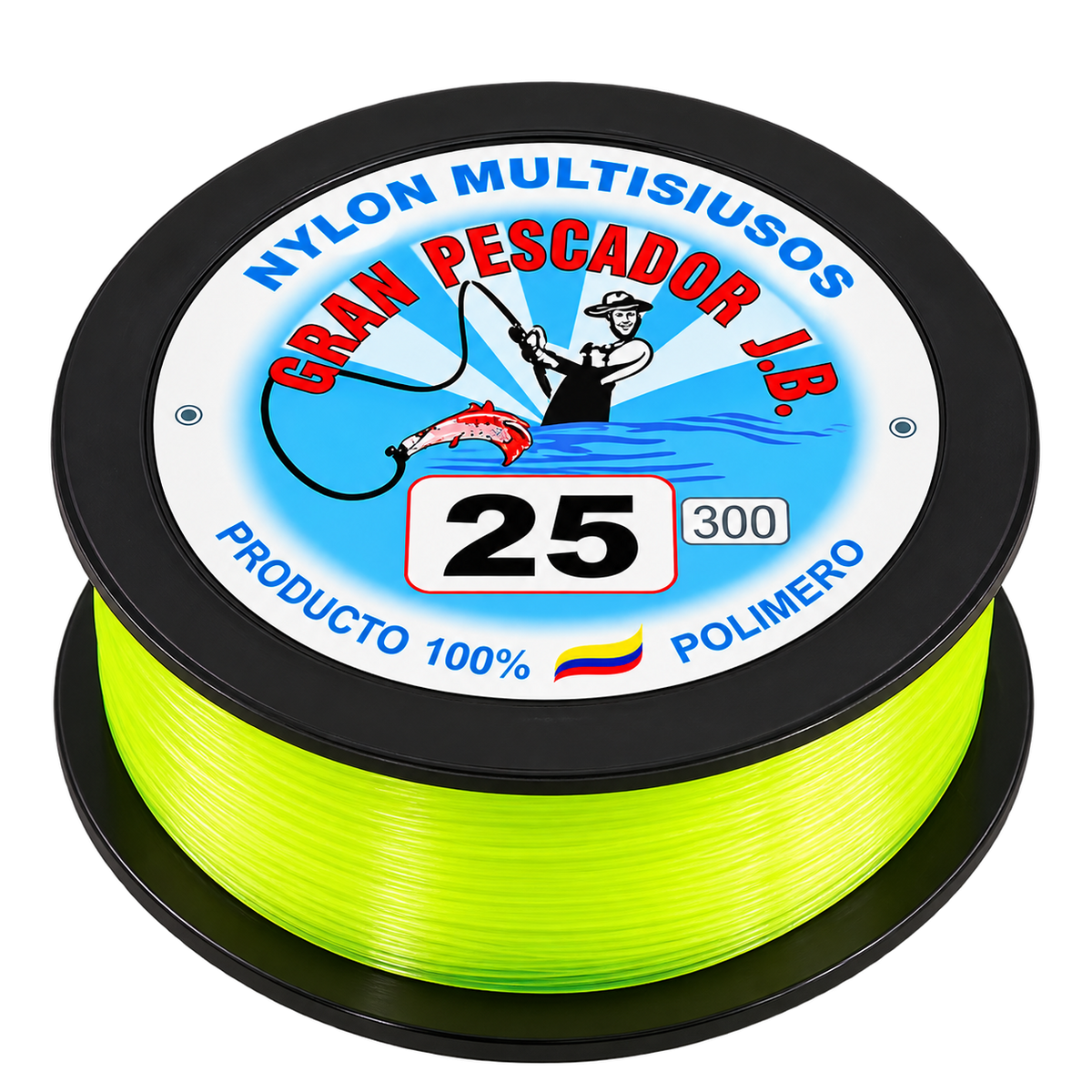Nylon JB Rollo Verde Limón