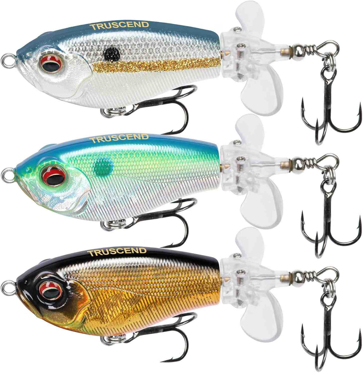 Kit de 3 Señuelos Plopper