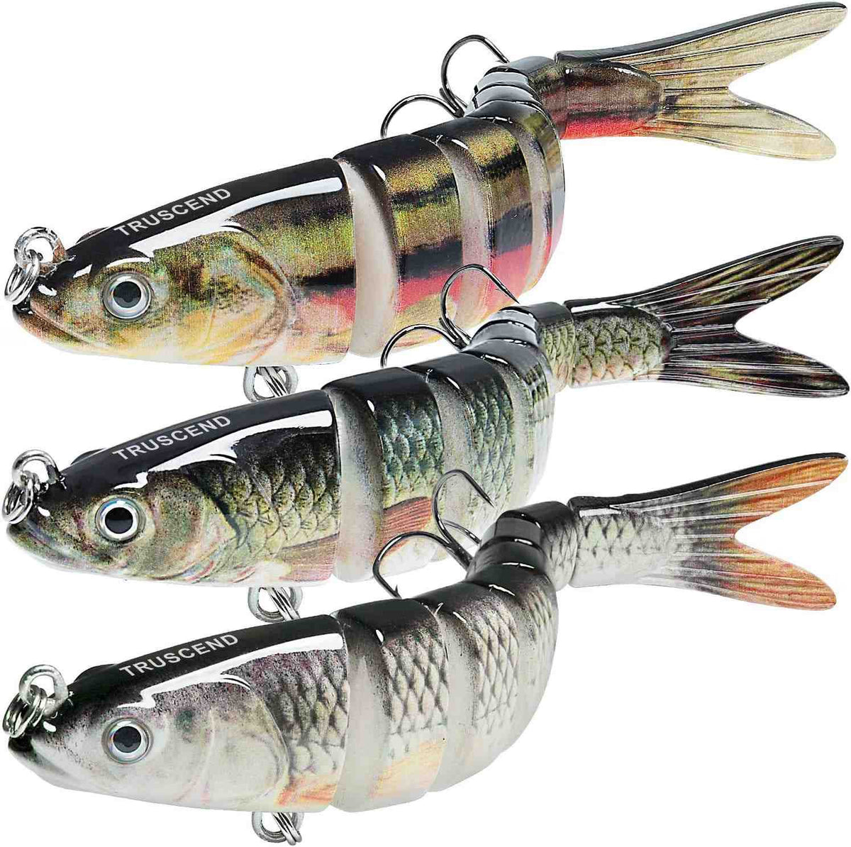 Kit de 3 Señuelos de pesca articulados de 13,7cm de 25g