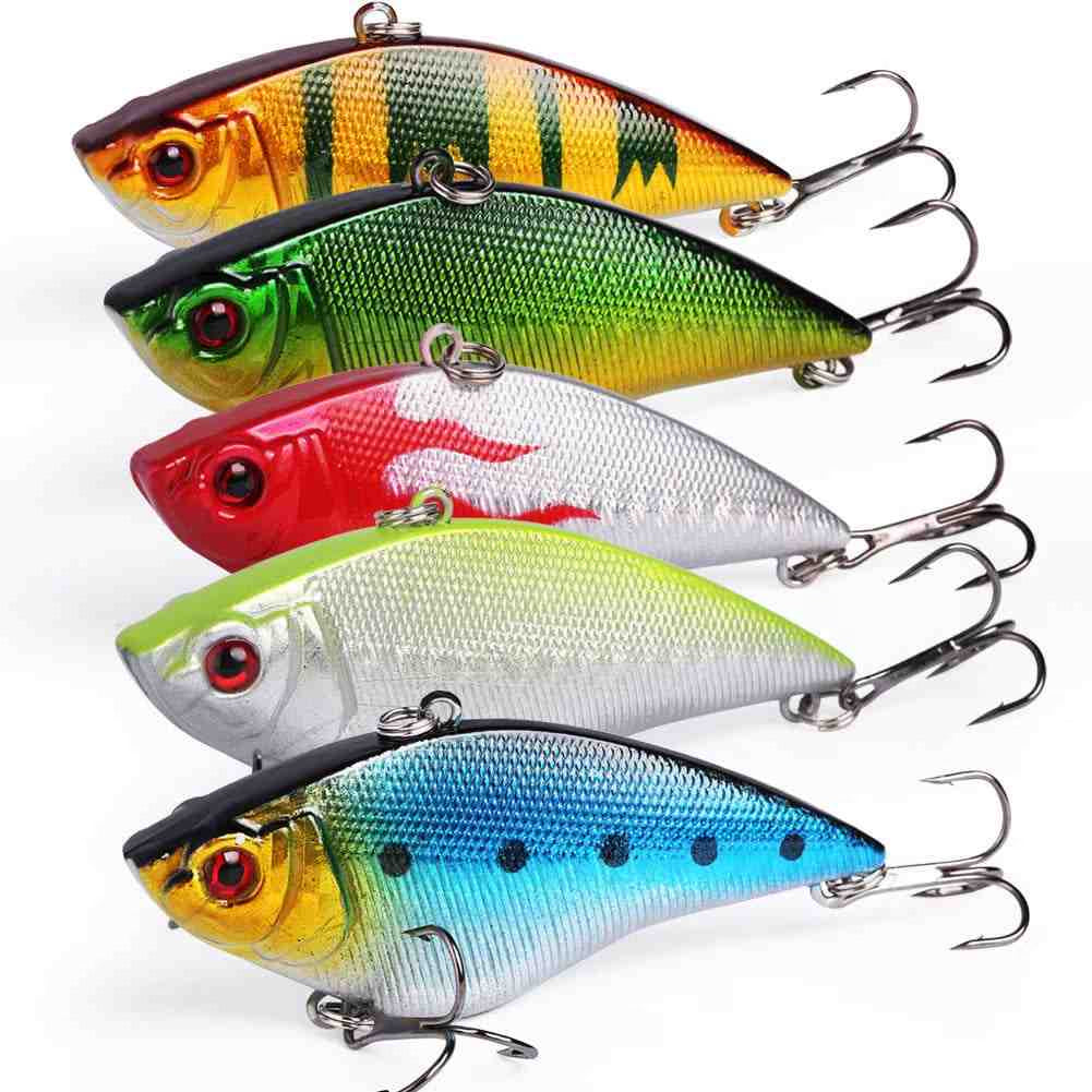 Kit de 5 Señuelos de Pesca Anzuelos Duros