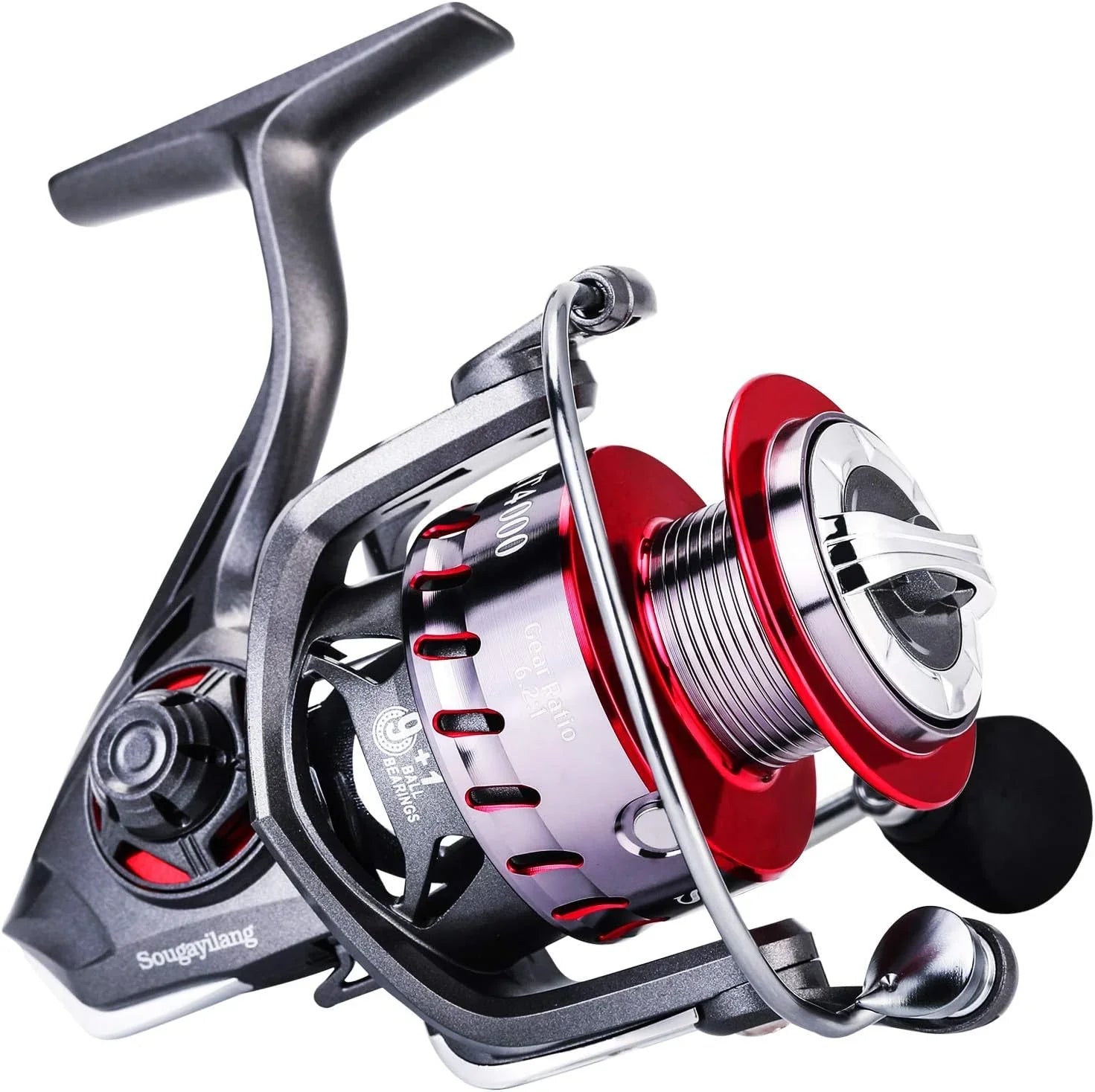 Combo de Caña de Pescar y Carrete Spinning Telescópica 1.8m Gris